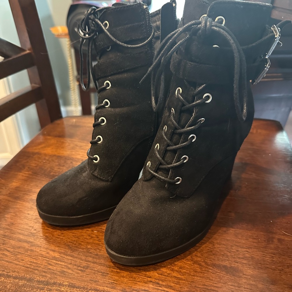 Charlotte Russe Lace-Up Women's Boots